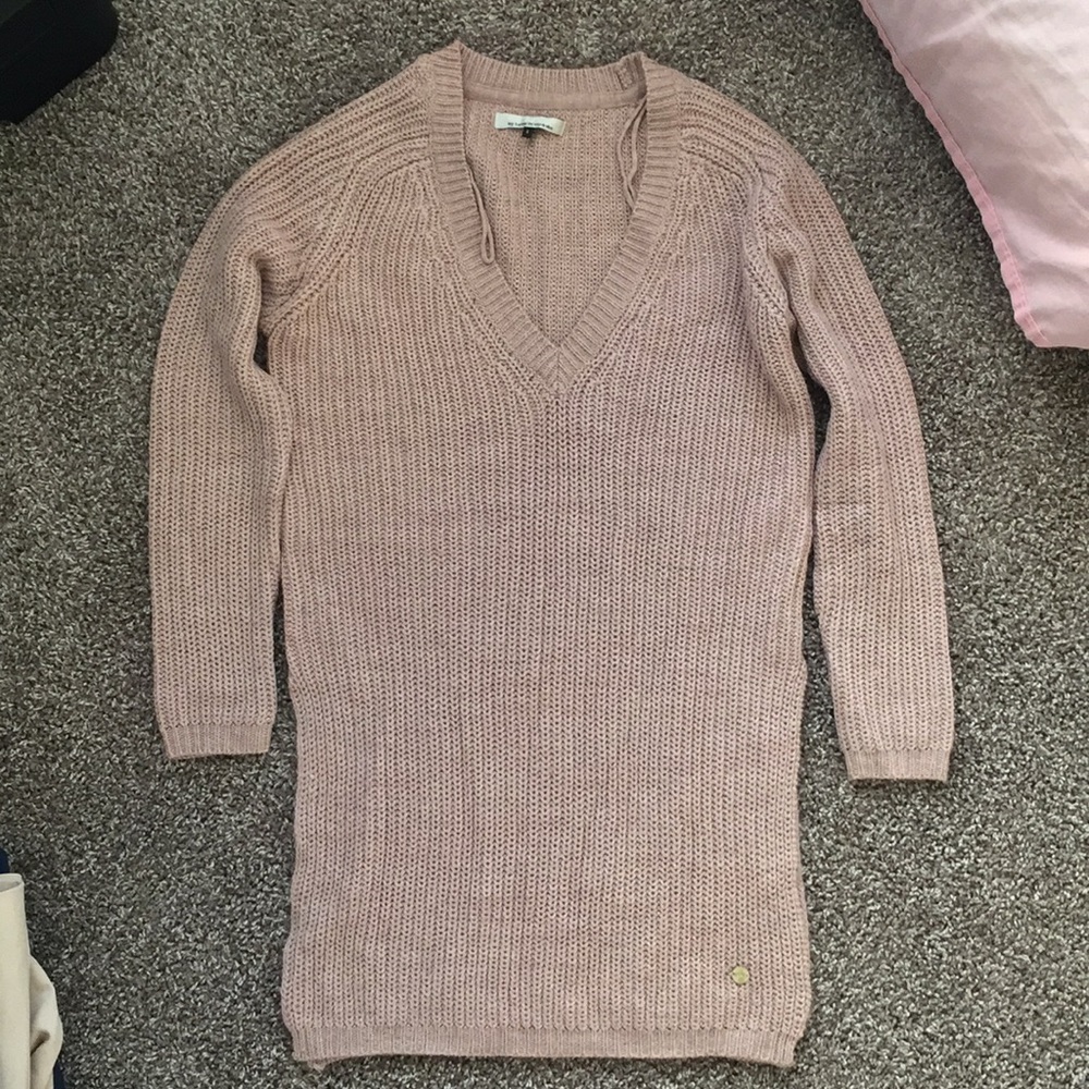 Forever 21 Asos chunky sweater long tunic v neck